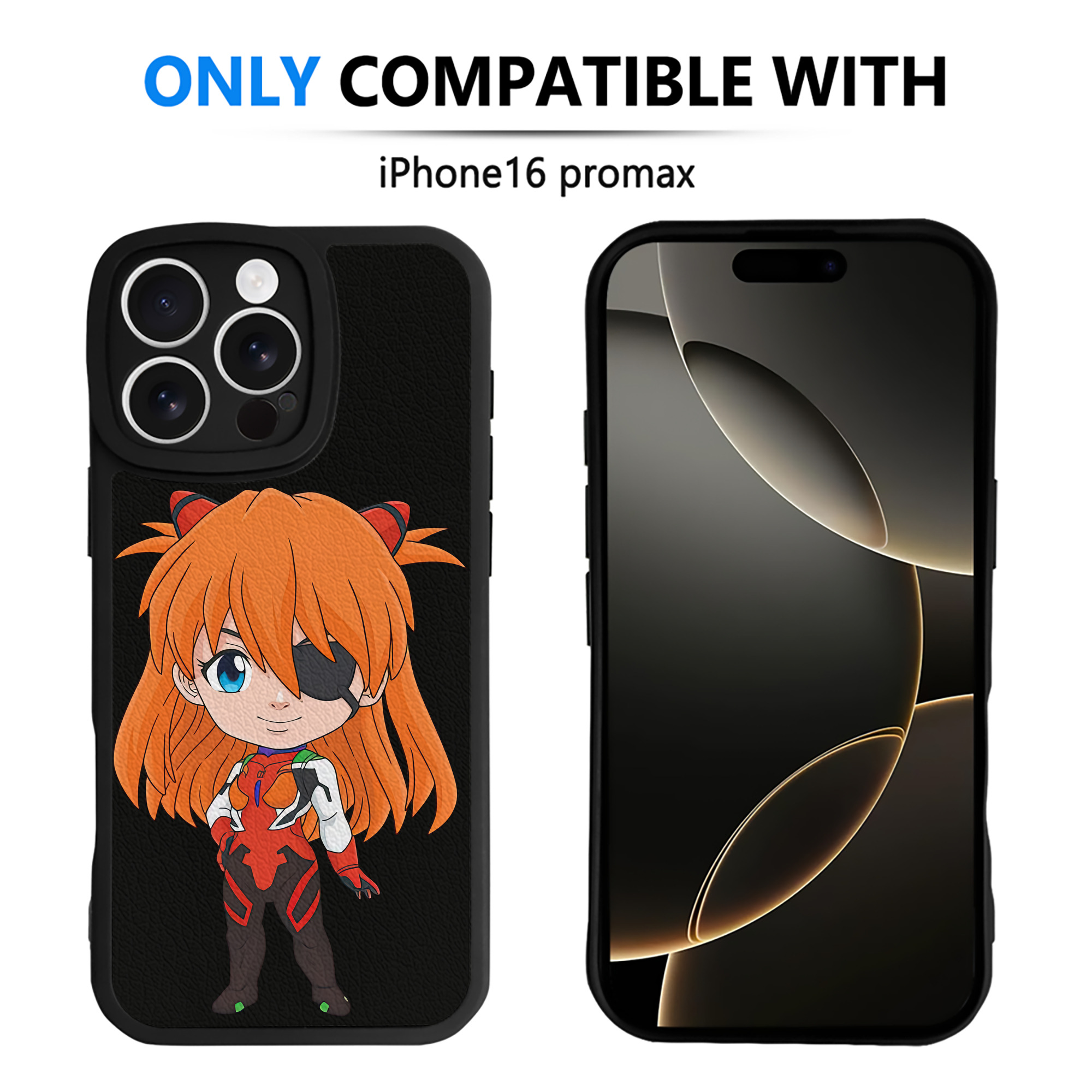 （画像用） EVA 新世紀エヴァンゲリオン 【iPhone 16シリーズ対応】シリコンスマホケース（レザー調） 材質：シリコン